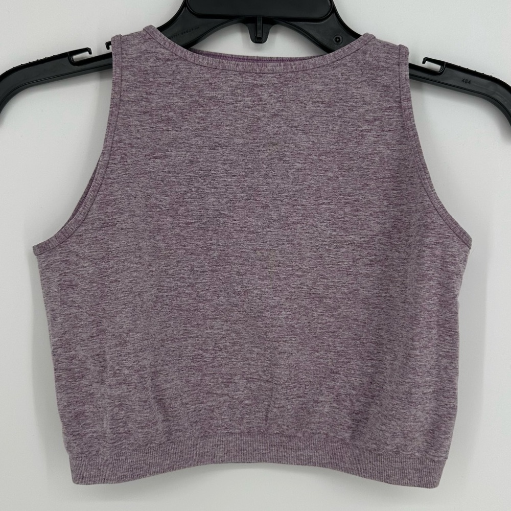 Free People Intimately Heathered Mauve Cropped Tank Top